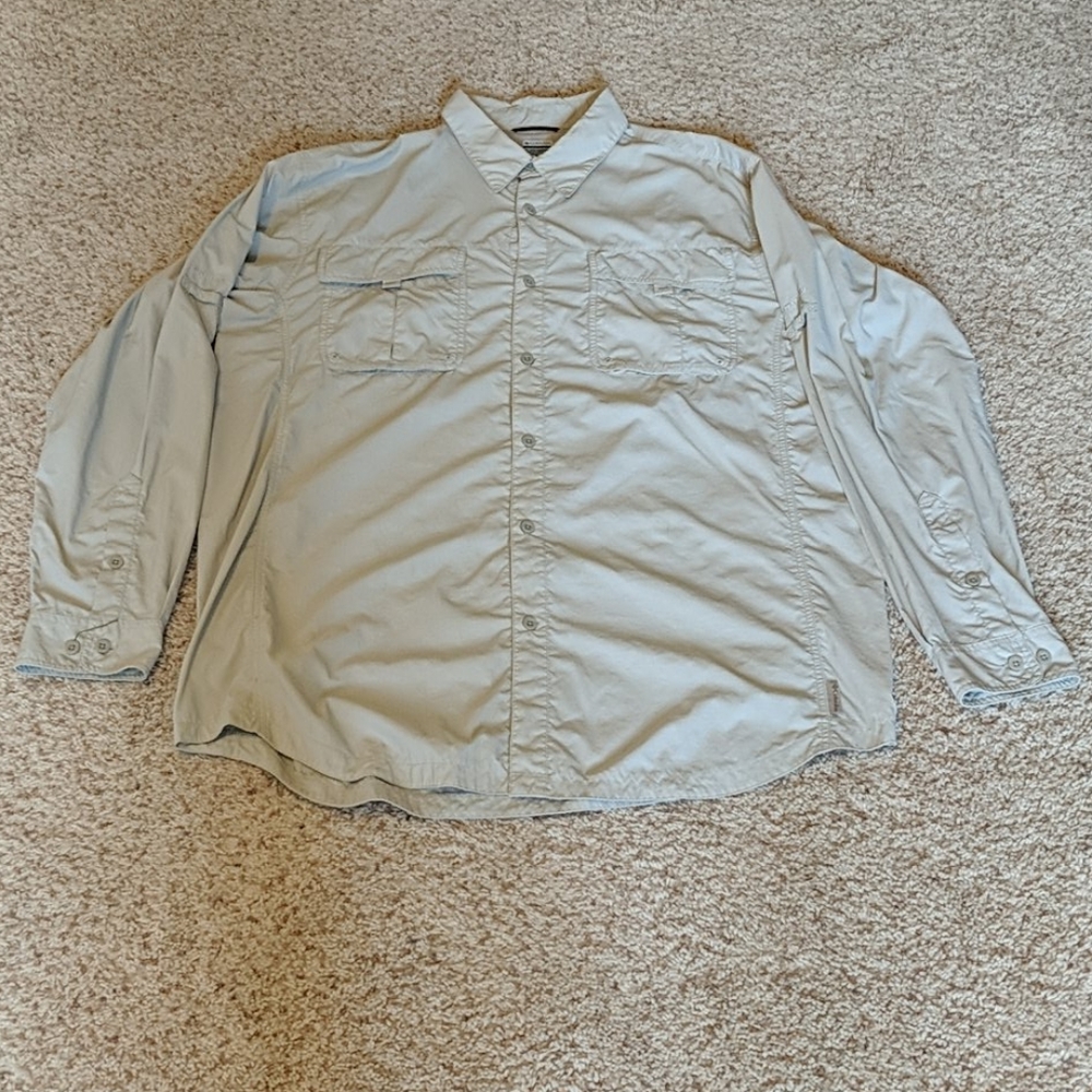 Columbia Titanium L/S fishing shirt sz XXL